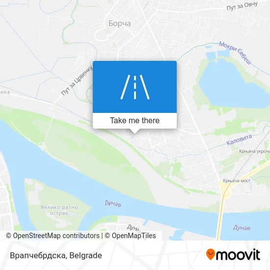 Врапчебрдска map