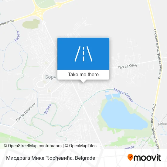Миодрага Мике Ђорђевића map
