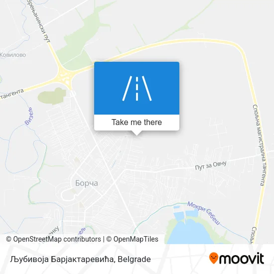 Љубивоја Барјактаревића map