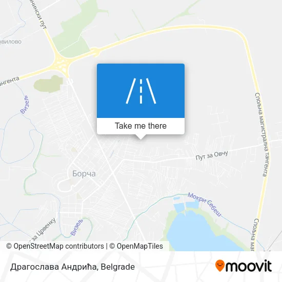 Драгослава Андрића map