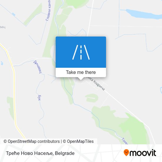 Треће Ново Насеље map