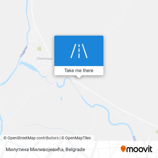 Милутина Миливојевића map