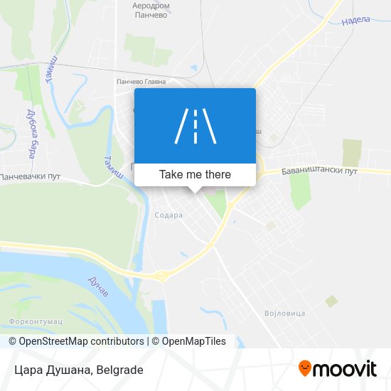 Цара Душана map