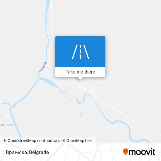 Врањска map