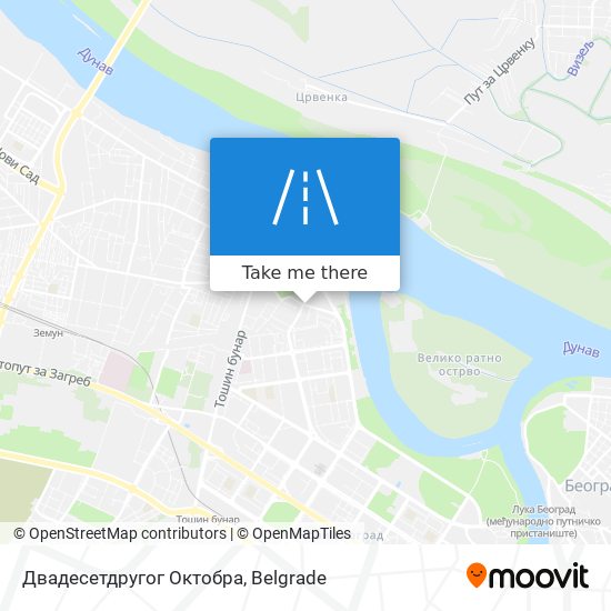 Двадесетдругог Октобра map