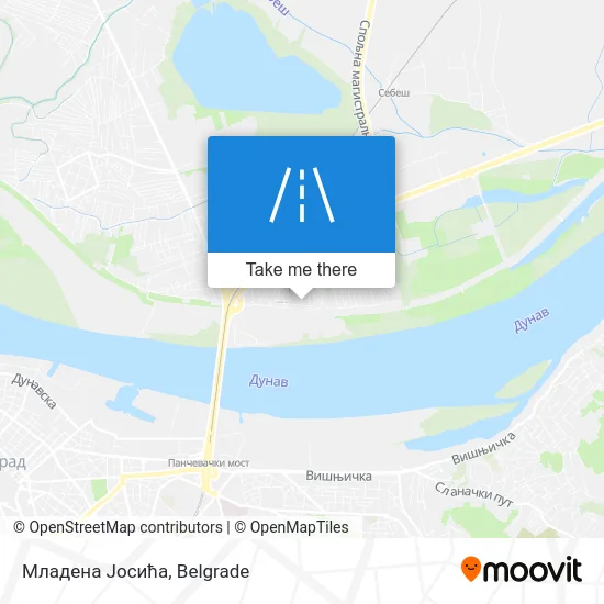 Младена Јосића map