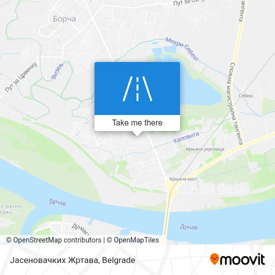 Јасеновачких Жртава map