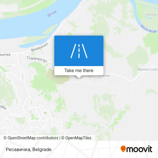 Ресавичка map