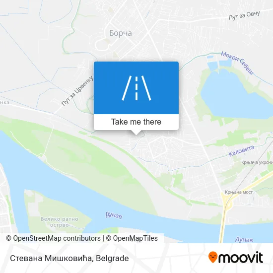 Стевана Мишковића map