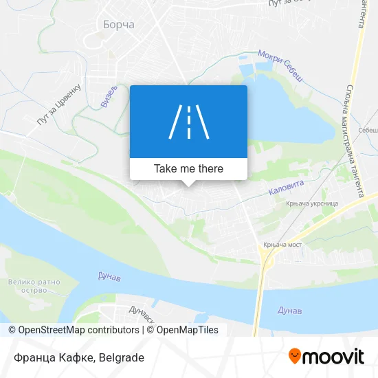 Франца Кафке map