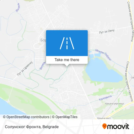 Солунског Фронта map