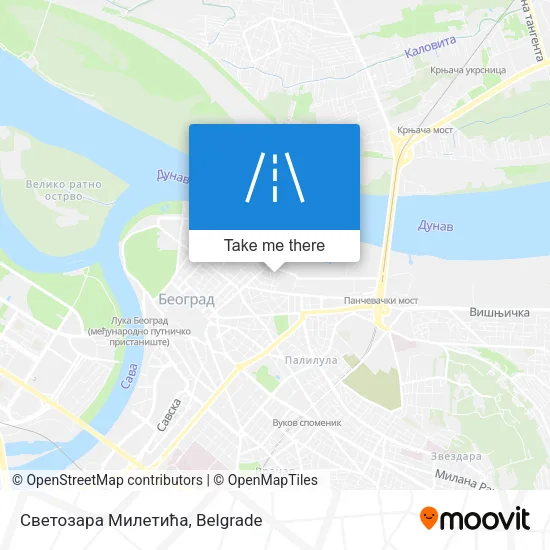 Светозара Милетића map