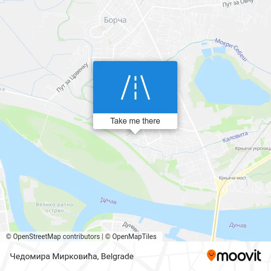 Чедомира Мирковића map