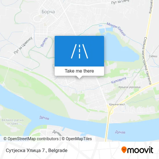 Сутјеска Улица 7. map