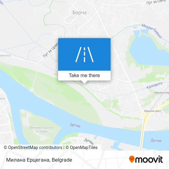 Милана Ерцегана map