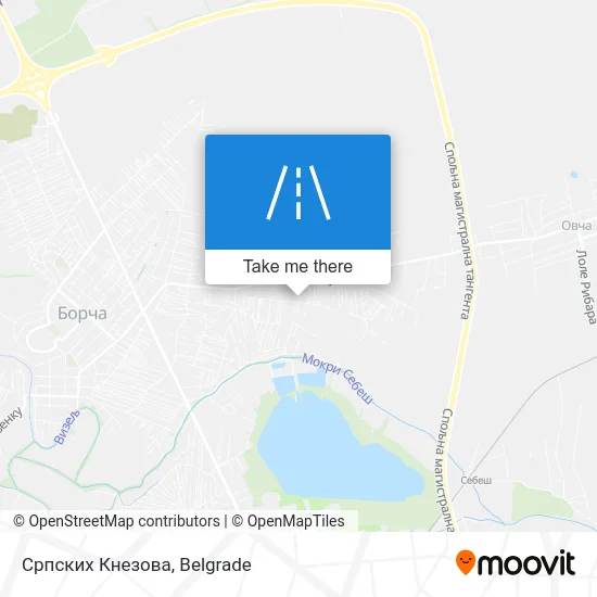 Српских Кнезова map