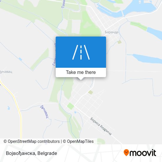 Војвођанска map