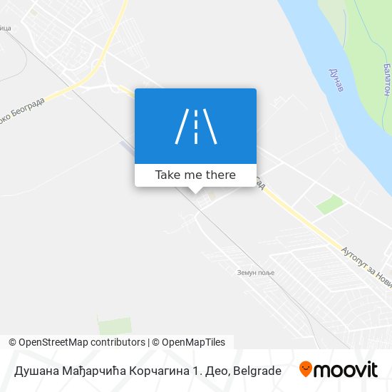 Душана Мађарчића Корчагина 1. Део map