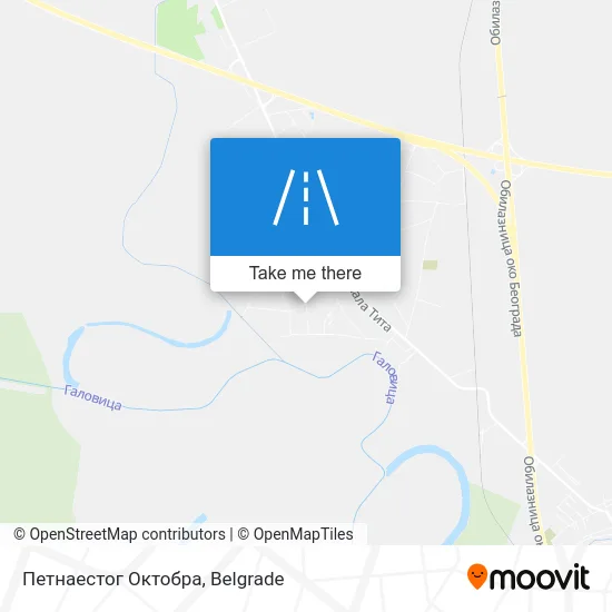Петнаестог Октобра map
