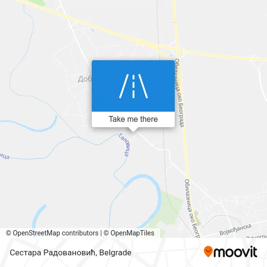 Сестара Радовановић map