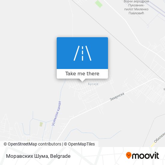 Моравских Шума map