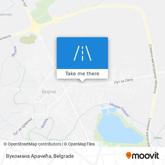 Вукомана Арачића map