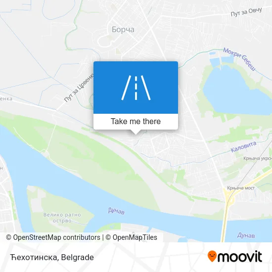 Ћехотинска map