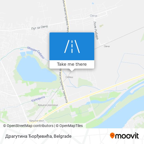 Драгутина Ђорђевића map