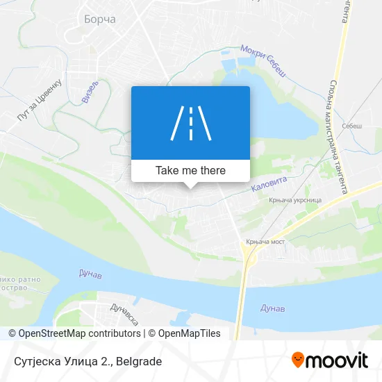 Сутјеска Улица 2. map