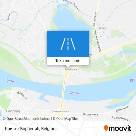 Кристе Ђорђевић map