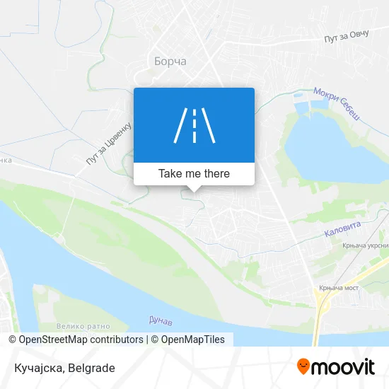 Кучајска map