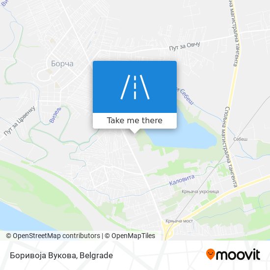 Боривоја Вукова map