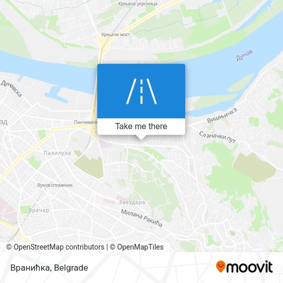 Вранићка map