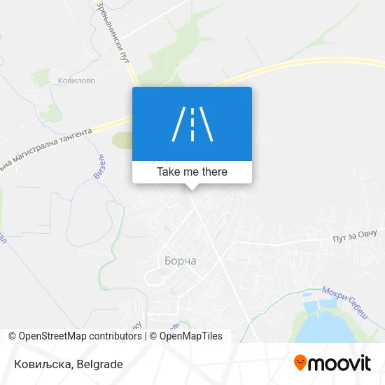 Ковиљска map