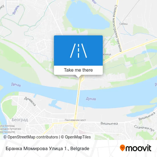 Бранка Момирова Улица 1. map