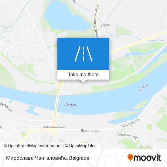 Мирослава Чангаловића map