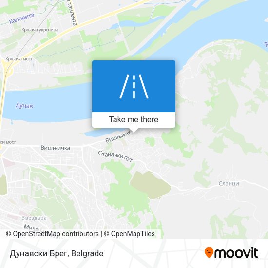 Дунавски Брег map
