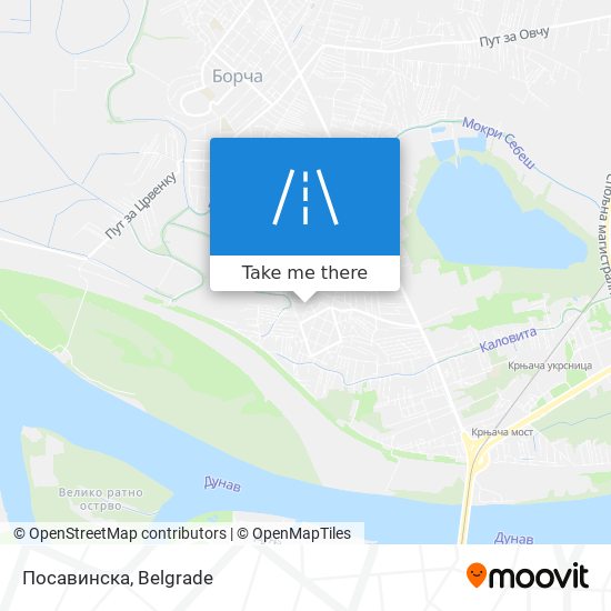 Посавинска map