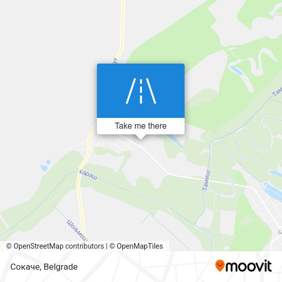 Сокаче map