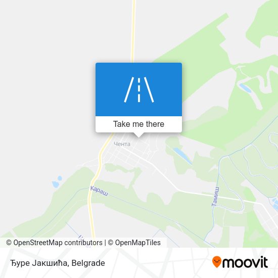 Ђуре Јакшића map