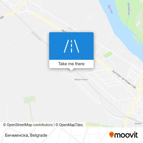 Бечменска map
