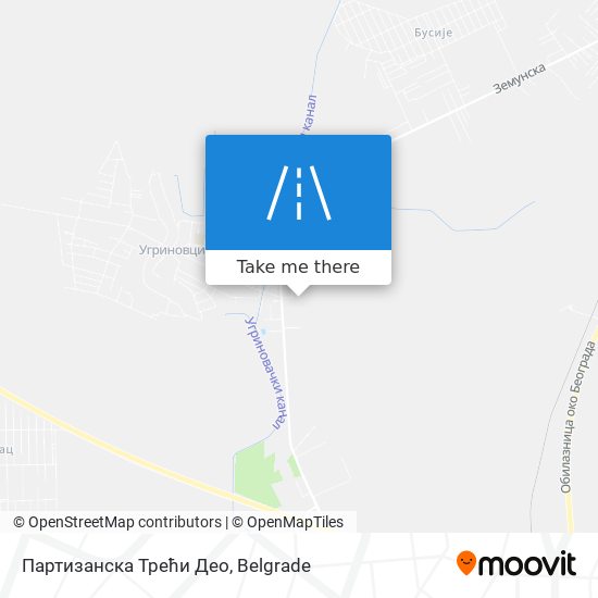 Партизанска Трећи Део map