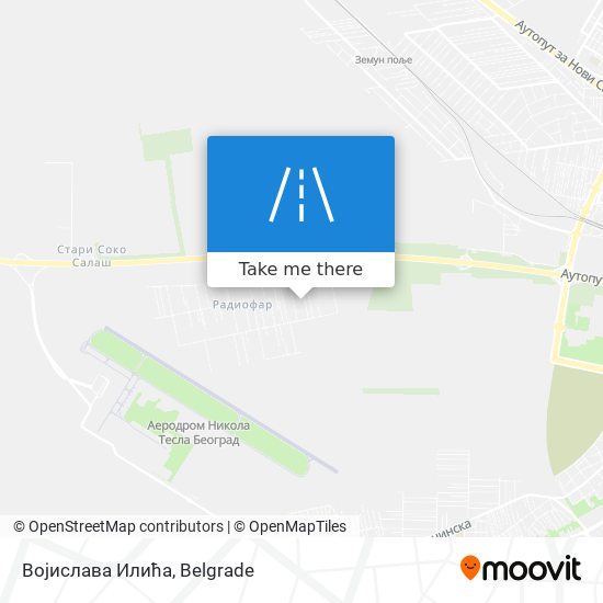 Војислава Илића map