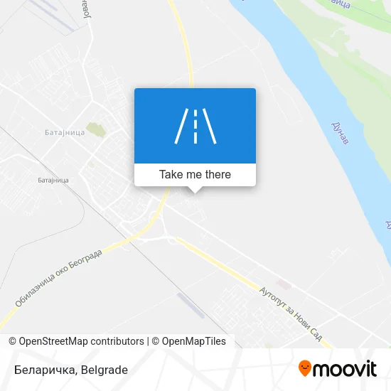 Беларичка map