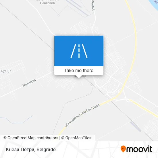 Кнеза Петра map