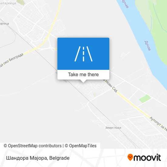 Шандора Мајора map