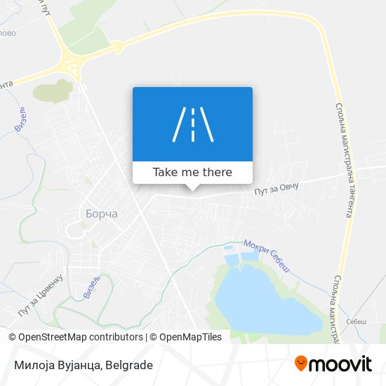 Милоја Вујанца map