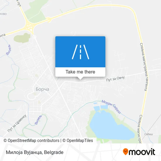 Милоја Вујанца map