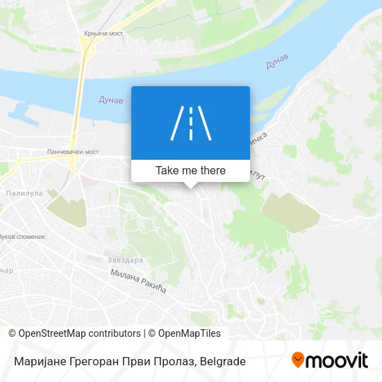 Маријане Грегоран Први Пролаз map