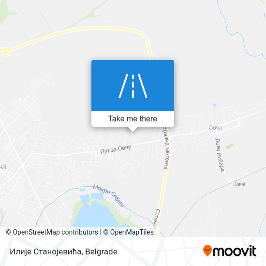 Илије Станојевића map